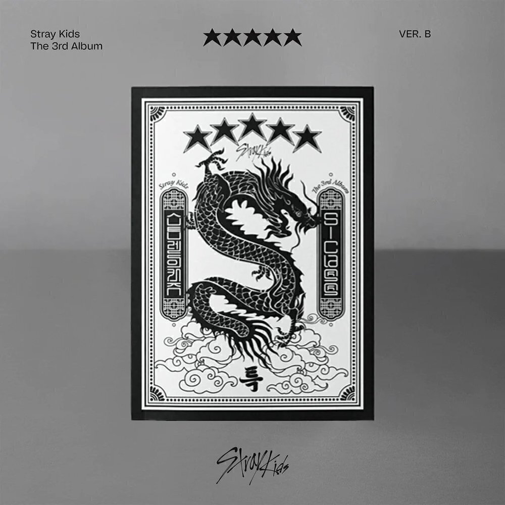 Stray Kids 5-STAR 3rd Album Standard A Version CD+104p PhotoBook